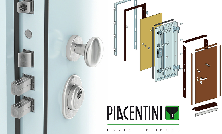Portes blindées Piacentini : La sécurité par EM Serrurier Services à Bondues